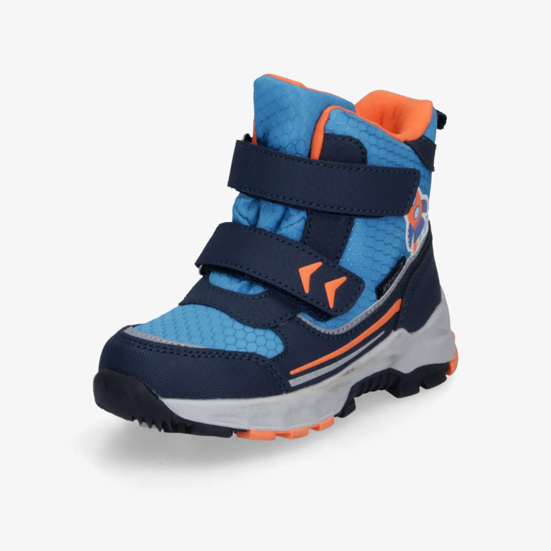 DooDogs Kinder Klettstiefel blau