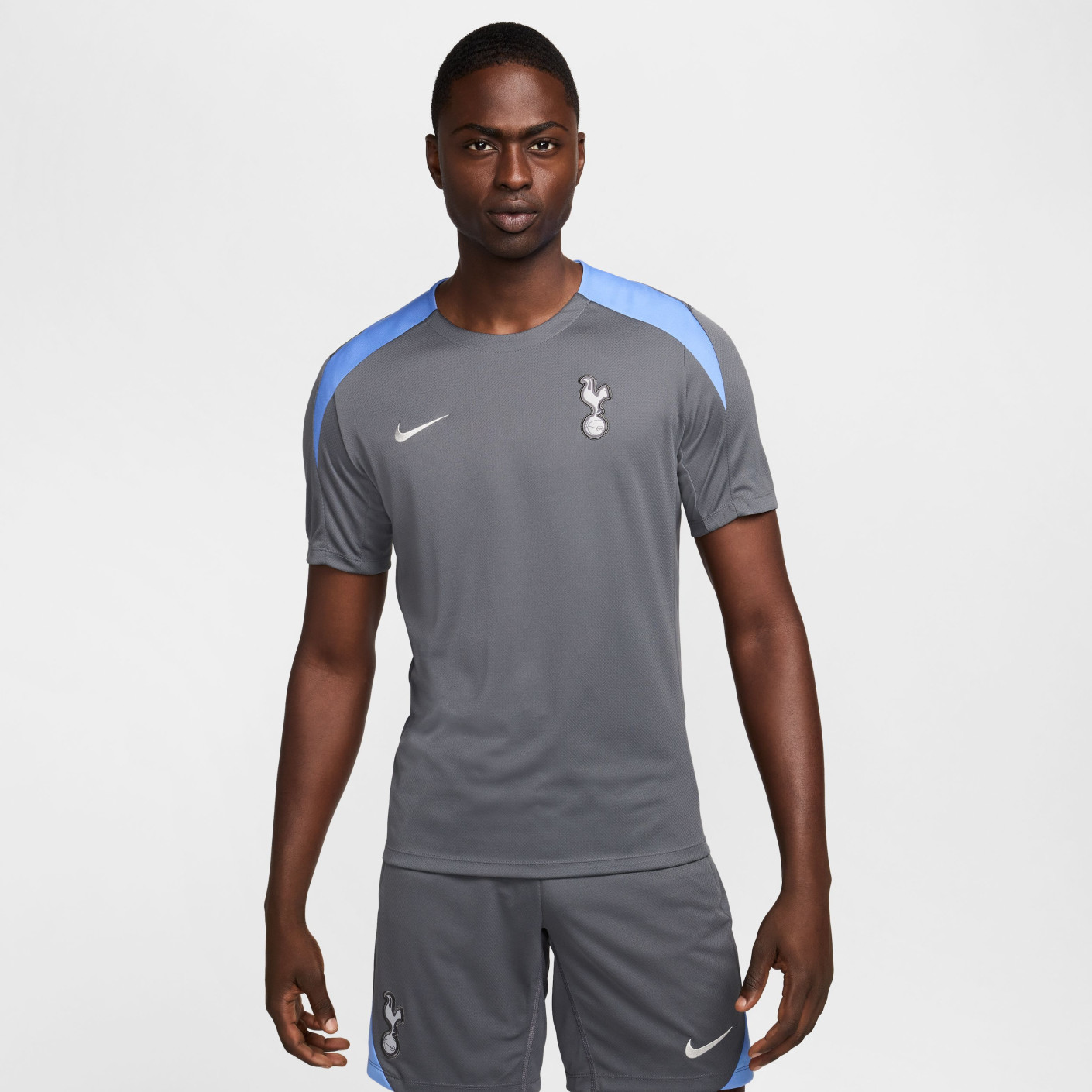 Nike Tottenham Hotspur Strike Trainingsset 2024-2025 Donkergrijs Blauw
