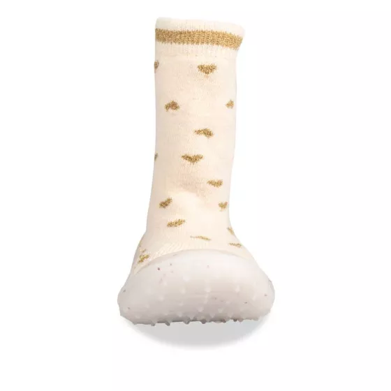 Chaussons chaussettes BEIGE NINI & GIRLS