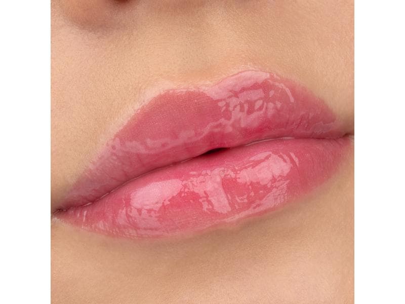 essence Lip Booster Juicy bomb shiny 104 Poppin' Pomegranat Lipgloss mit fruchtigem Duft und hochglänzendem Finish