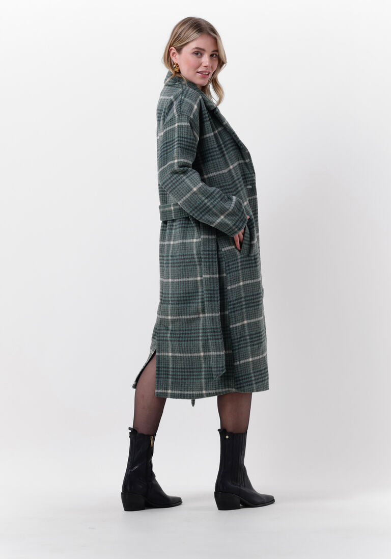 BRUUNS BAZAAR groene bruuns bazaar mantel noisette jezze coat