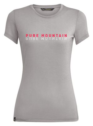 T-Shirt Salewa Pure Dry Gris Femme