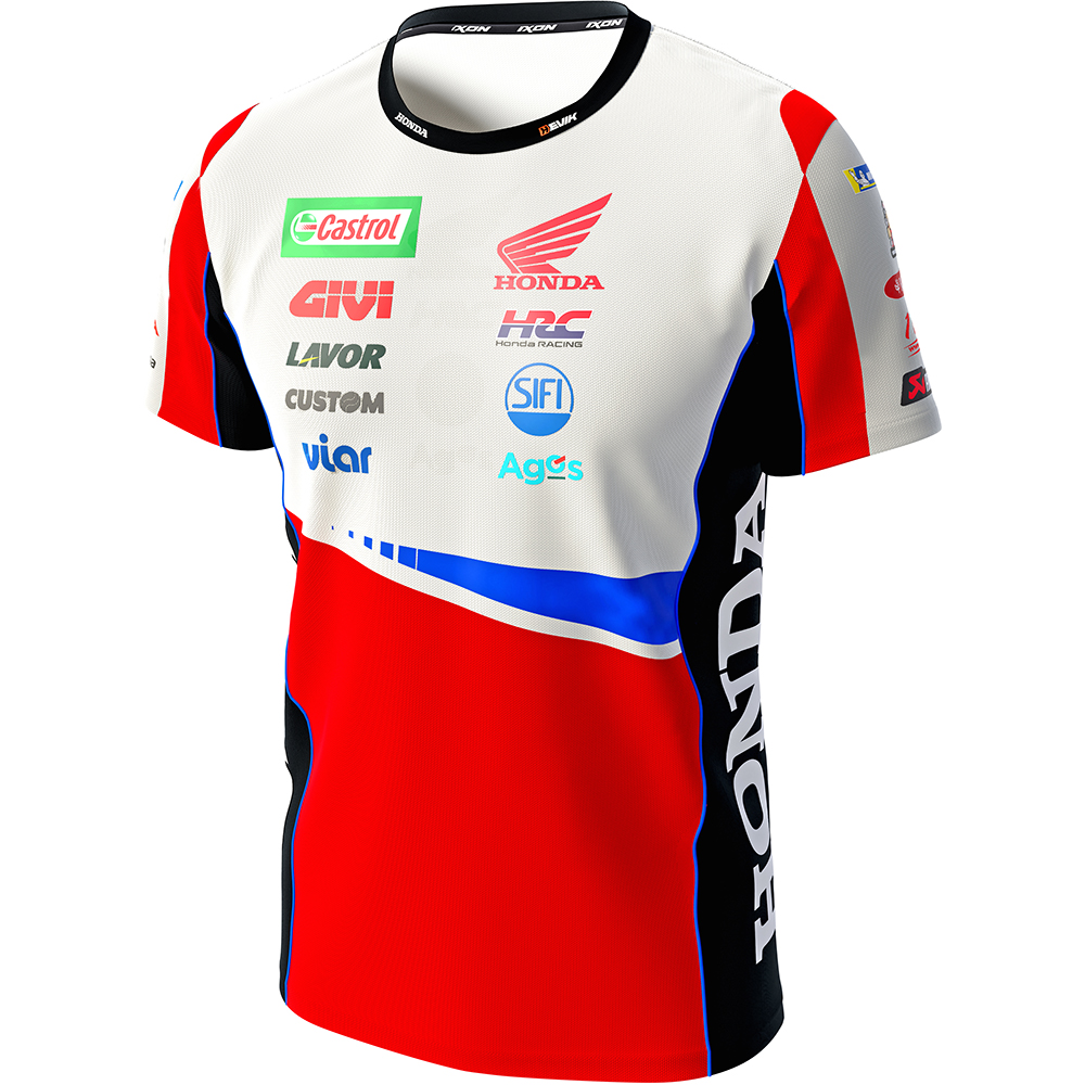Ixon - T-shirt LCR 23 Blanc / Rouge / Noir