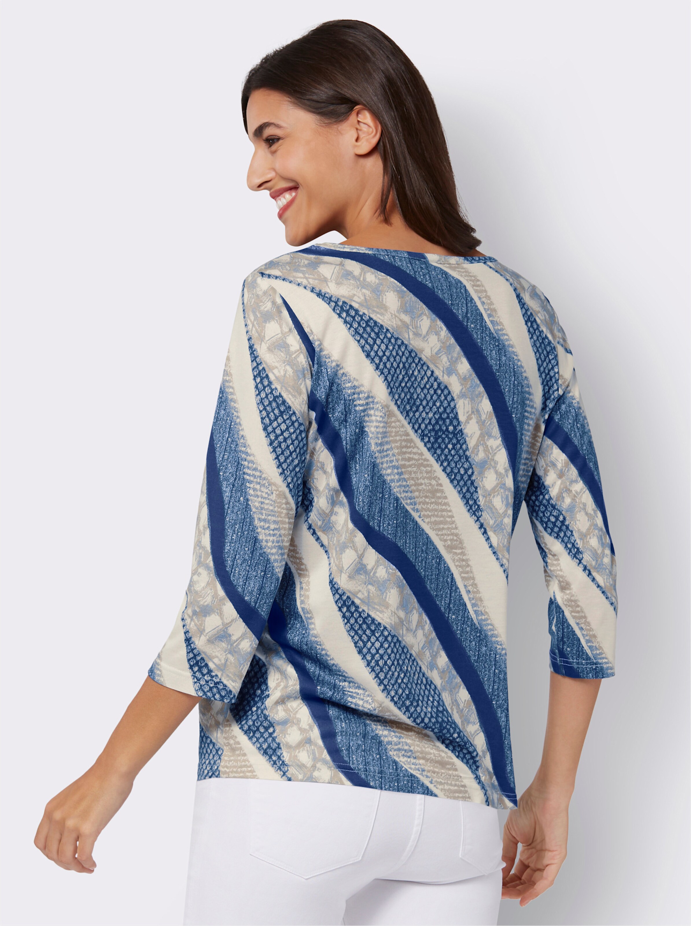 34-Arm-Shirt aus reiner Viskose