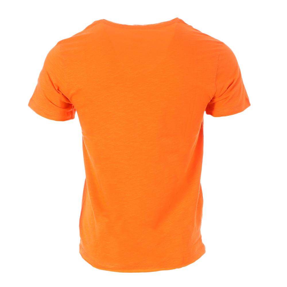 American People T-shirt Orange Homme American People Sunny