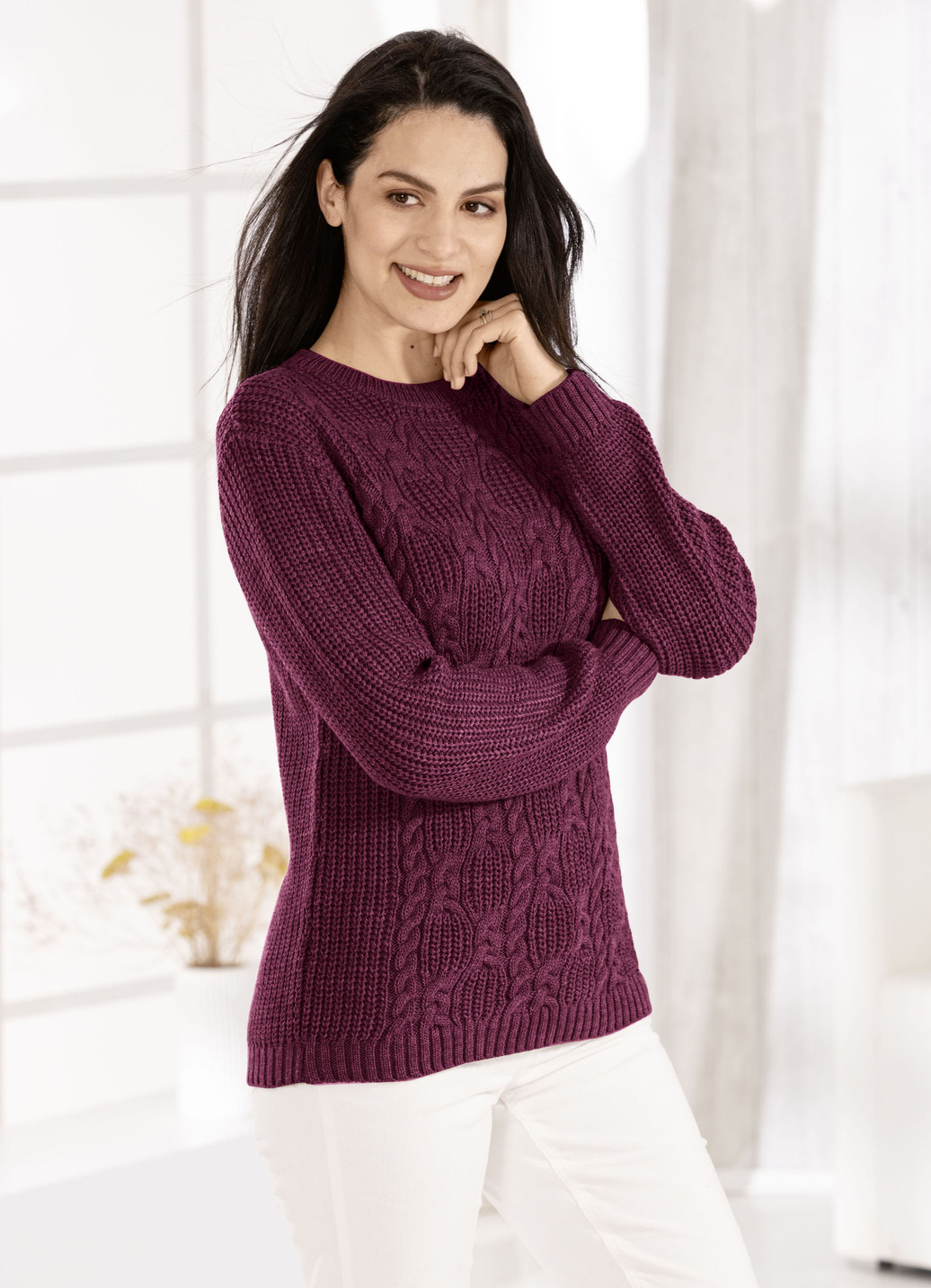 Pullover in Strickmix