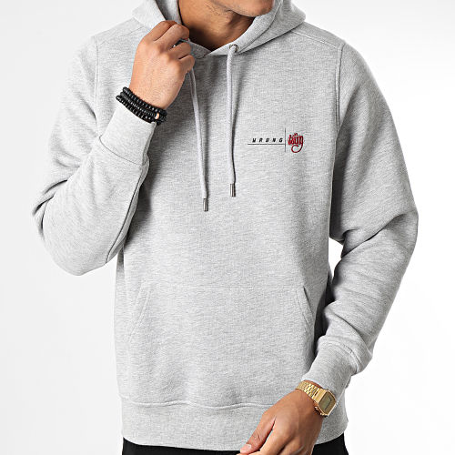 Sweat Capuche Reload Hood Gris Chiné