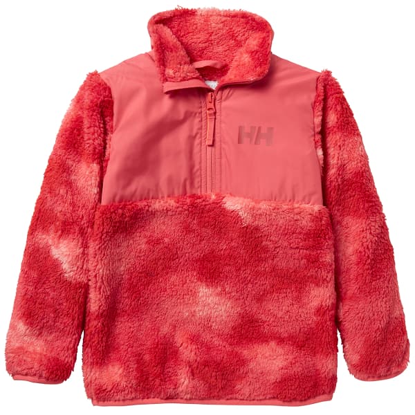 Sweat polaire HELLY HANSEN K CHAMP 1/2 ZIP MIDLAYER SUNSET SUNSET PINK AOP