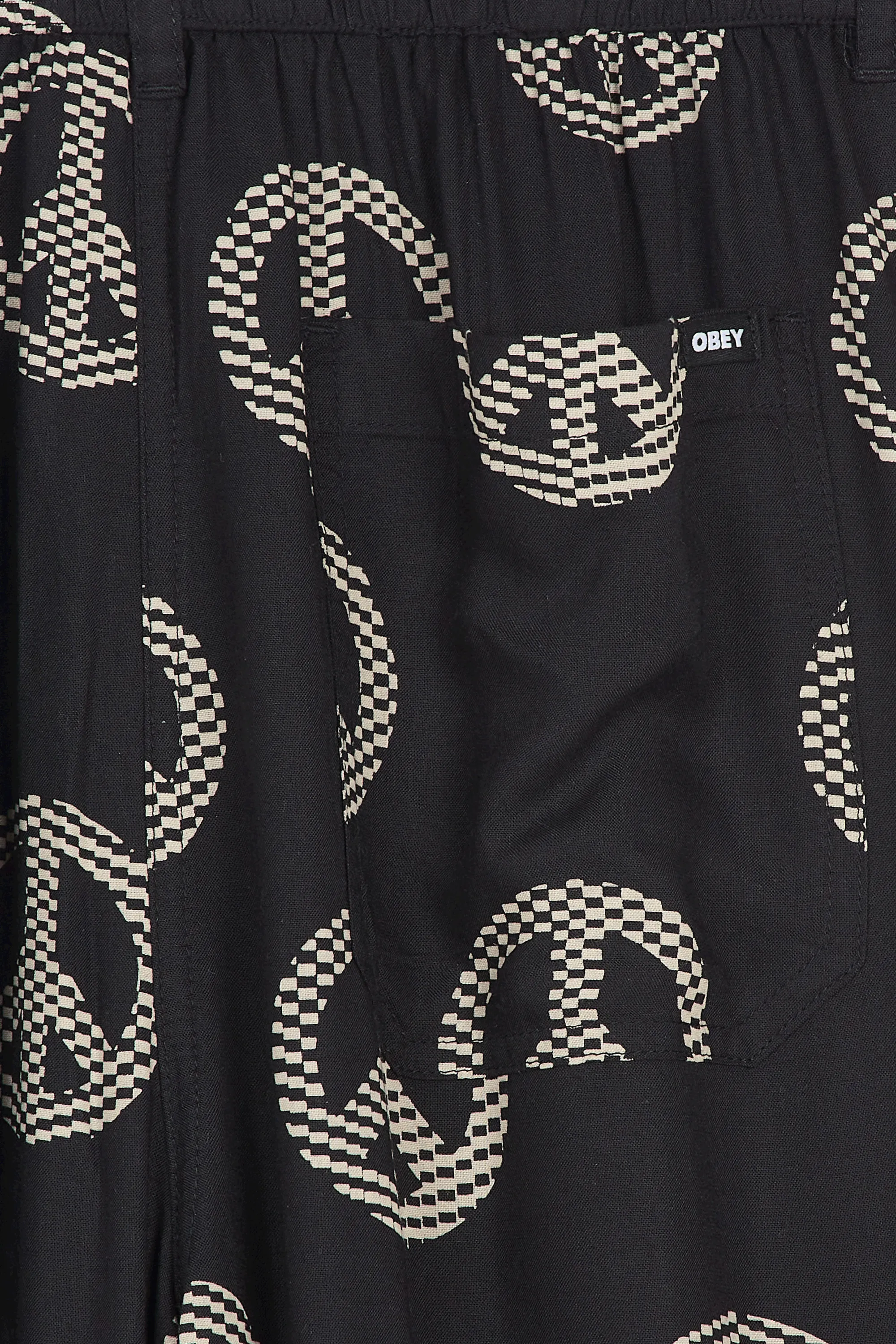 OBEY Pantalon PEACEFUL Noir