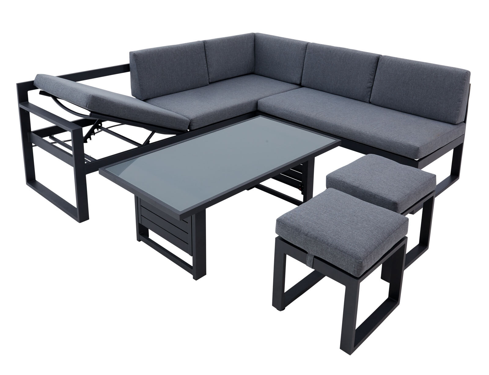 Garden FLAIR Dining Gartenlounge LANGEOOG 5-teilig