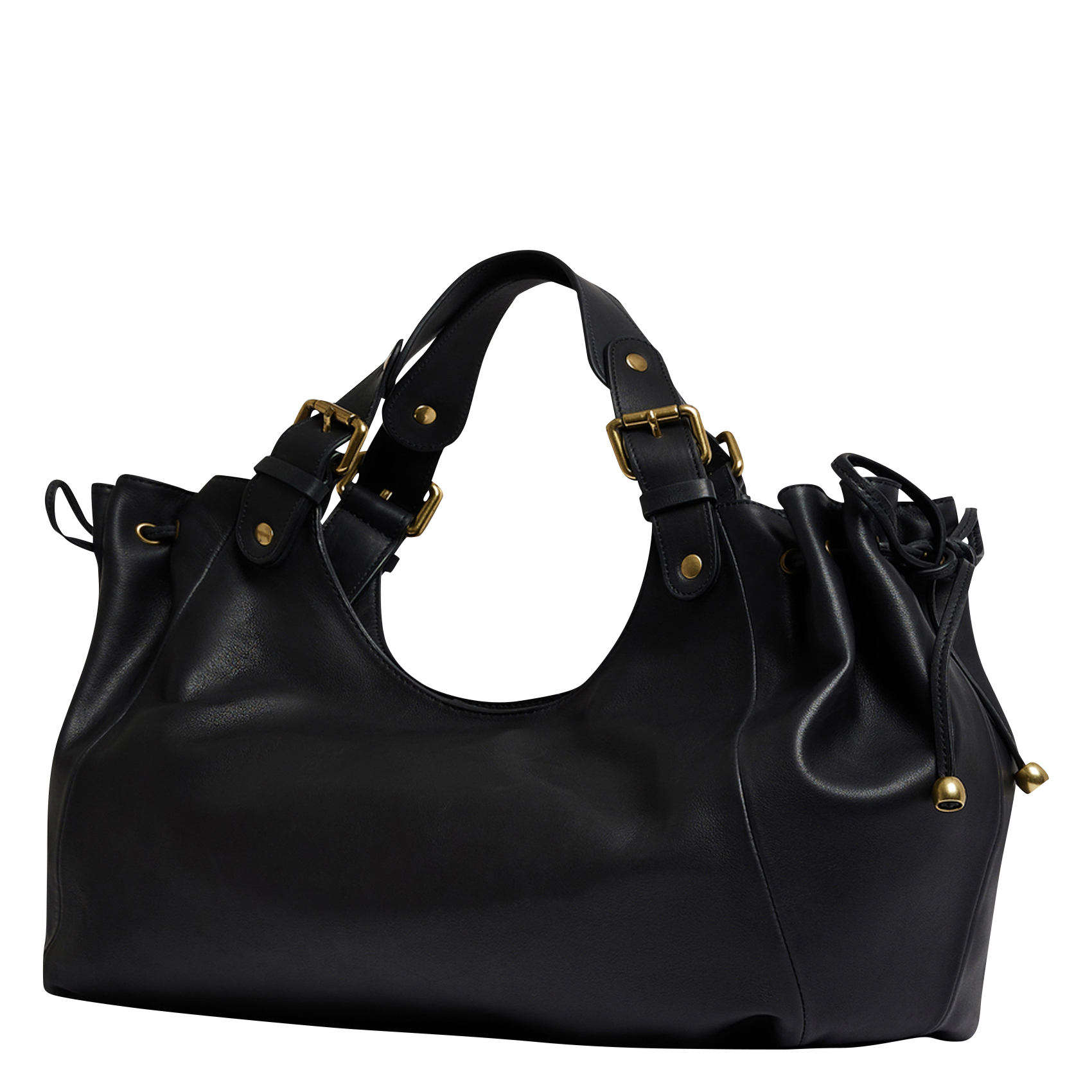 CHIARA GD - Sac à main en cuir | Noir