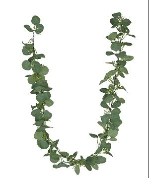 GUIRLANDE EUCALYPTUS VERT H.165CM