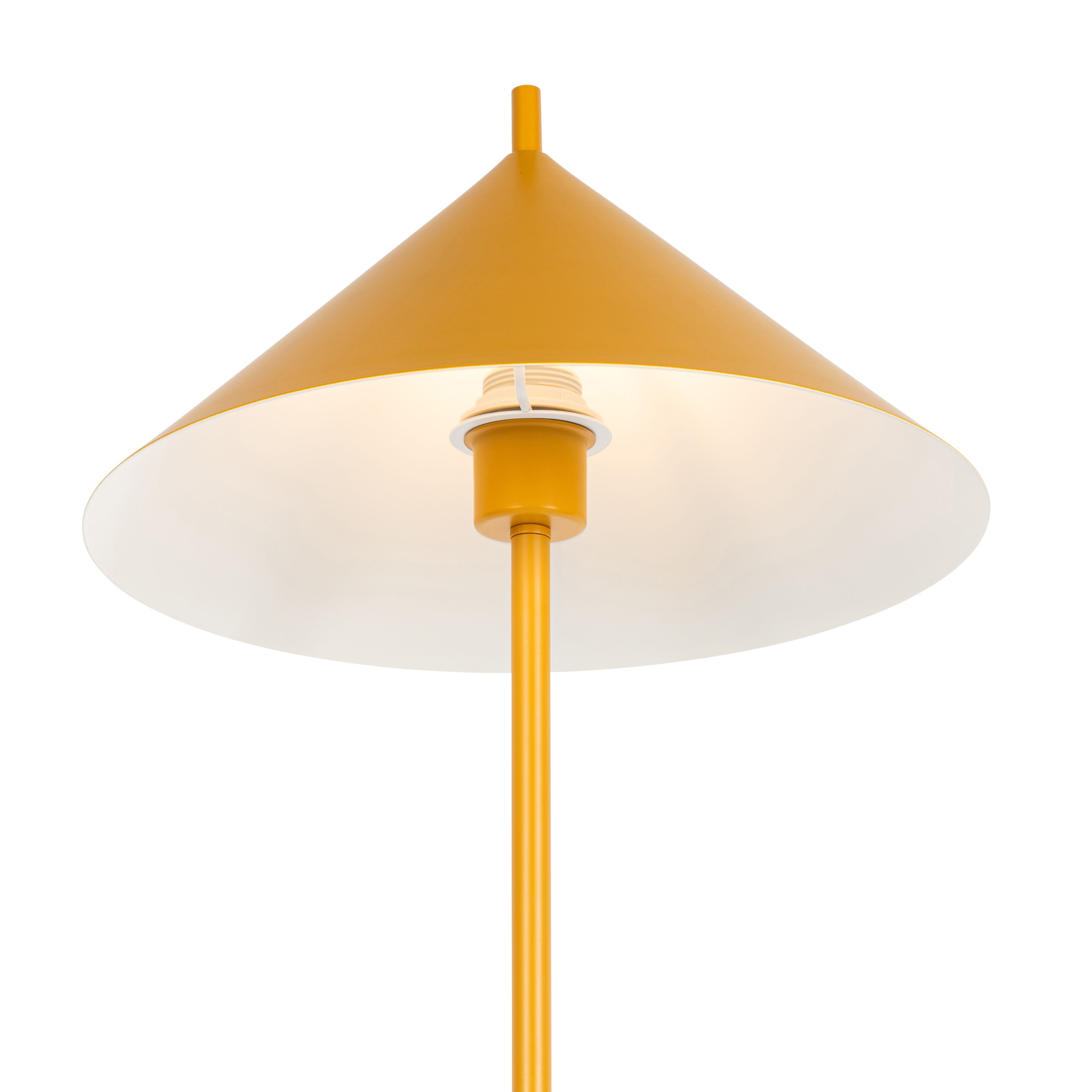 Design vloerlamp geel driehoek - Triangolo