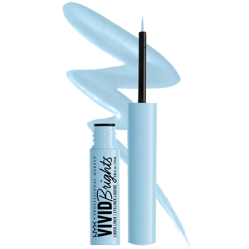 NYX Prof. Makeup Up Vivid Brights Liquid Eyeliner 2 ml - 06 Blue Thang
