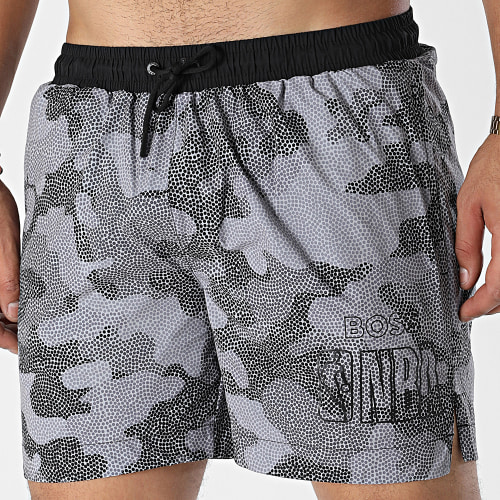 Short De Bain NBA 4.0 50478629 Gris Camouflage