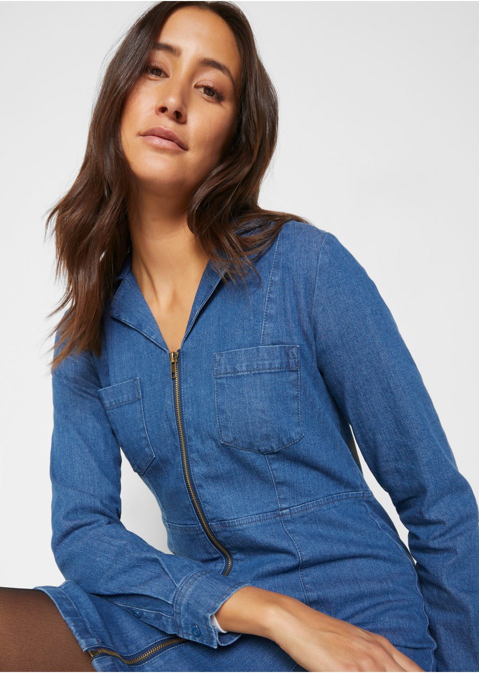 Robe en jean