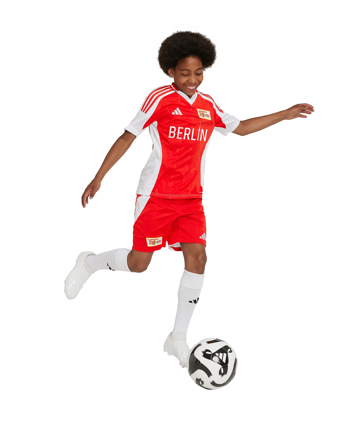 adidas 1. FC Union Berlin Trikot Home 2024/2025 Kids Rot