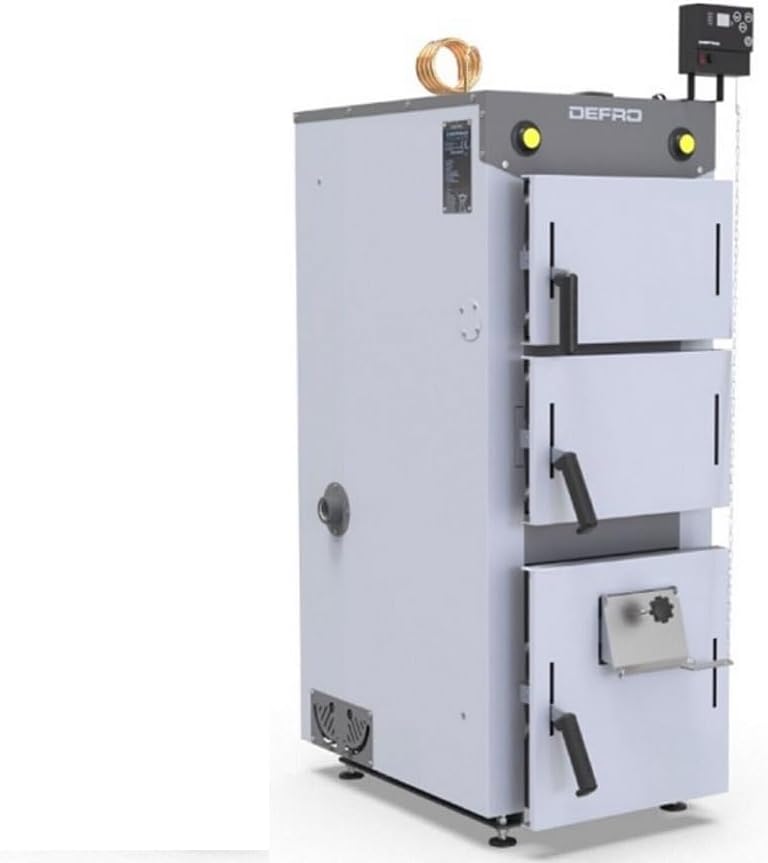 Defro Firewood Plus Holzkessel, 24 kW, Naturzugkessel für Zentralheizung, Scheitholzbetrieb