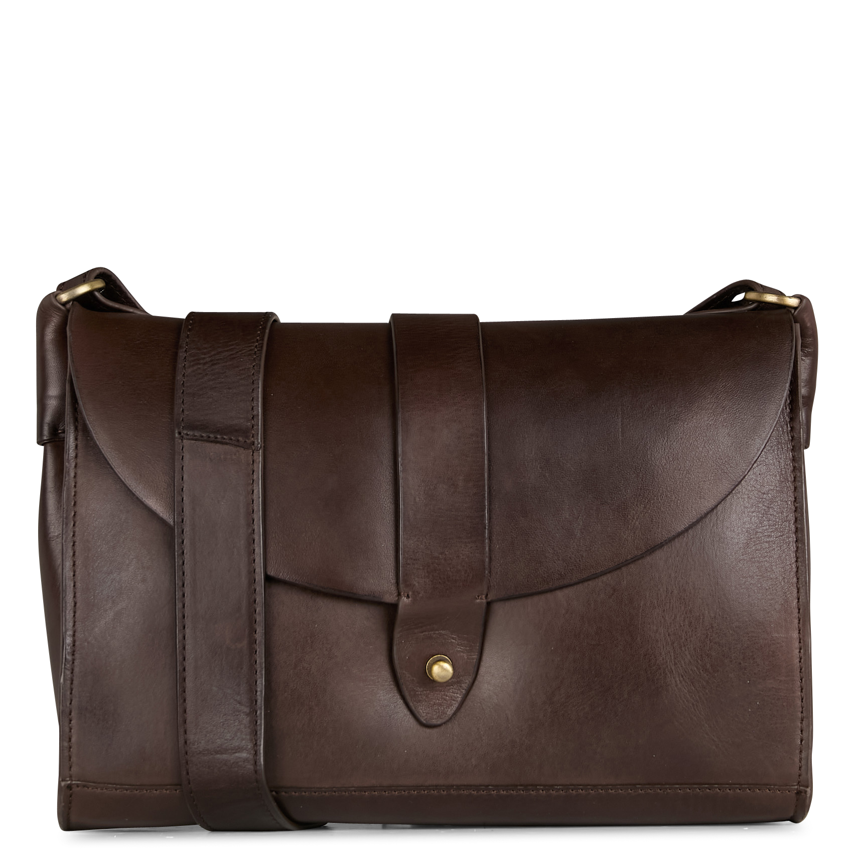 GABRIEL XL - Sac bandoulière en cuir | Marron
