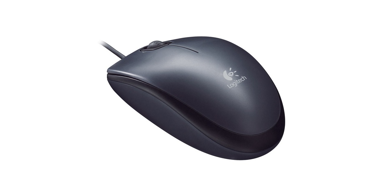 LogitechMouse M90  (Donkergrijs, 1000 dpi, Retail)