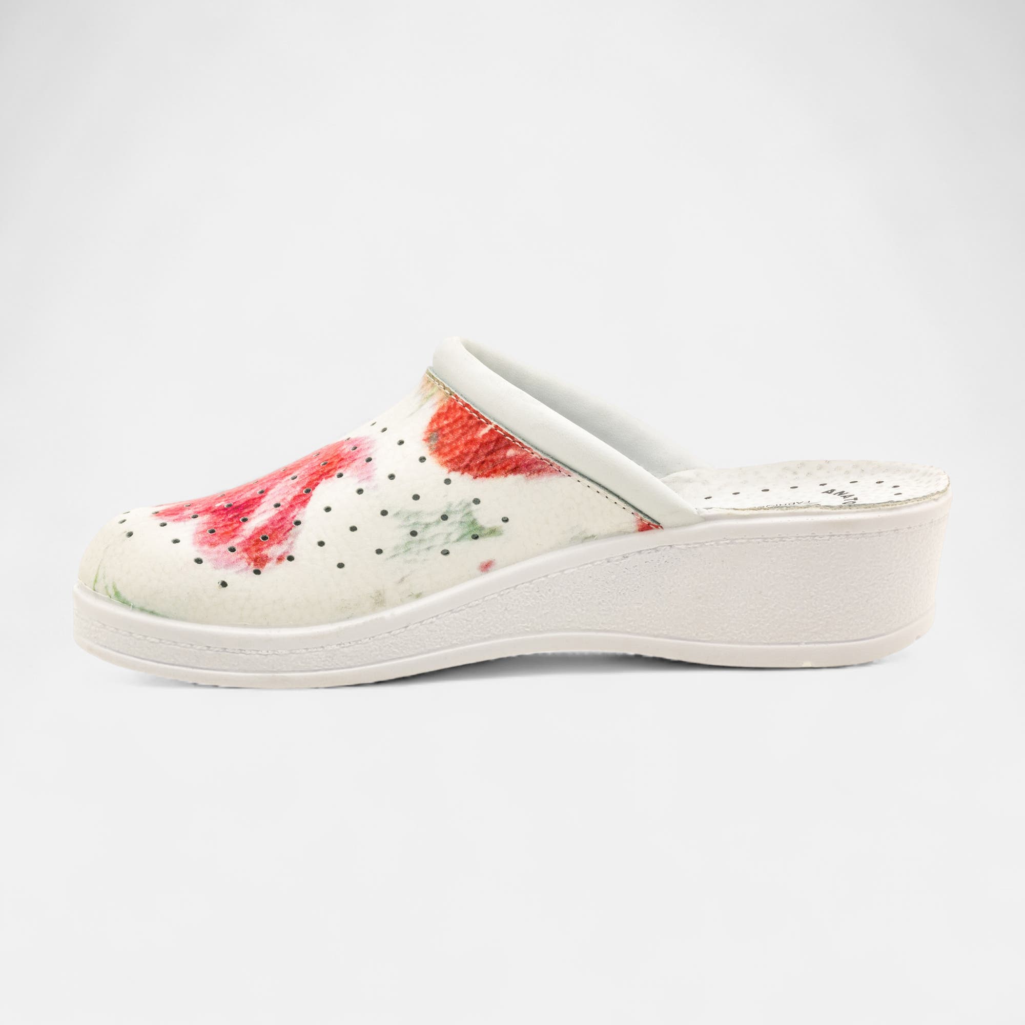 Chaussures confort paramédical Femme en cuir multicolore