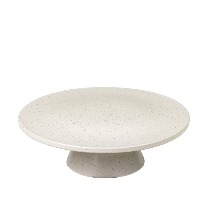 Broste Copenhagen - Nordic Vanilla Tortenplatte, Ø 30 x 10 cm, cream