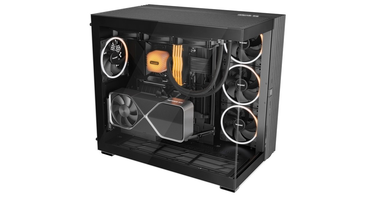 be quiet!Light Base 900 FX big tower behuizing  (Zwart | 2x USB-A | 1x USB-C | RGB | Tempered Glass)