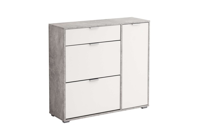 INOSIGN Schuhschrank »Arco 2, Schuhkommode, Schuhregal, Breite 102 cm« 2 Klappen mit Doppelschuhtrommeln, mit Schublade, in modernen Farben