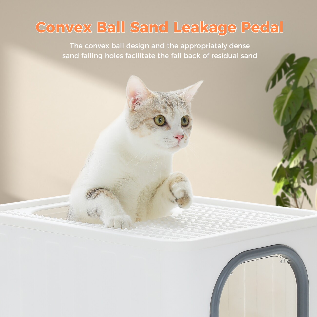 Pawz Road Katzentoilette mit Deckel grau