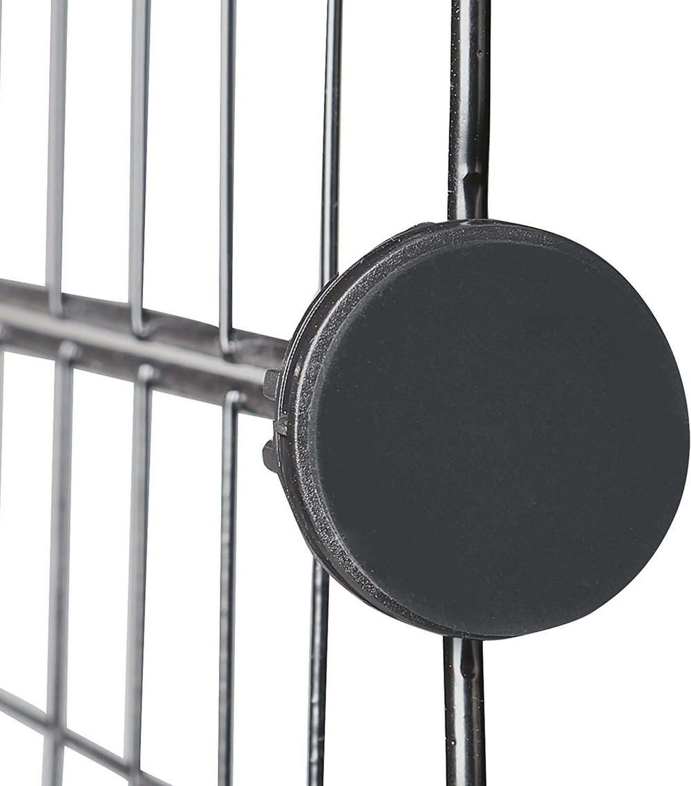 Enclos pour petits animaux domestiques parc extensible cage grille clapier grillage pack de 24 noir
