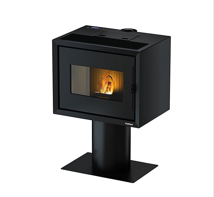 Poêle à granulés Freepoint Modo étanche Noir 9,3 kW
