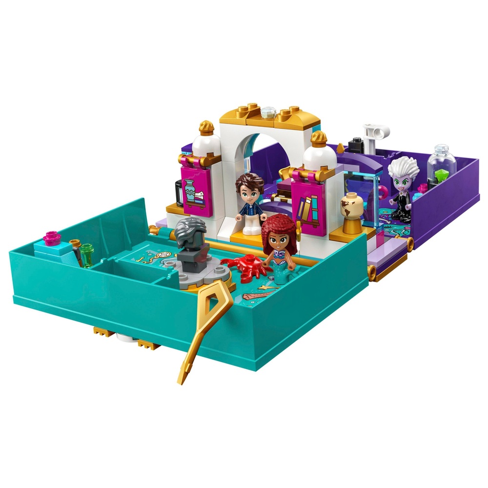LEGO 43213 Das kleine Meerjungfrauen-Bilderbuch Ariel Spielzeug