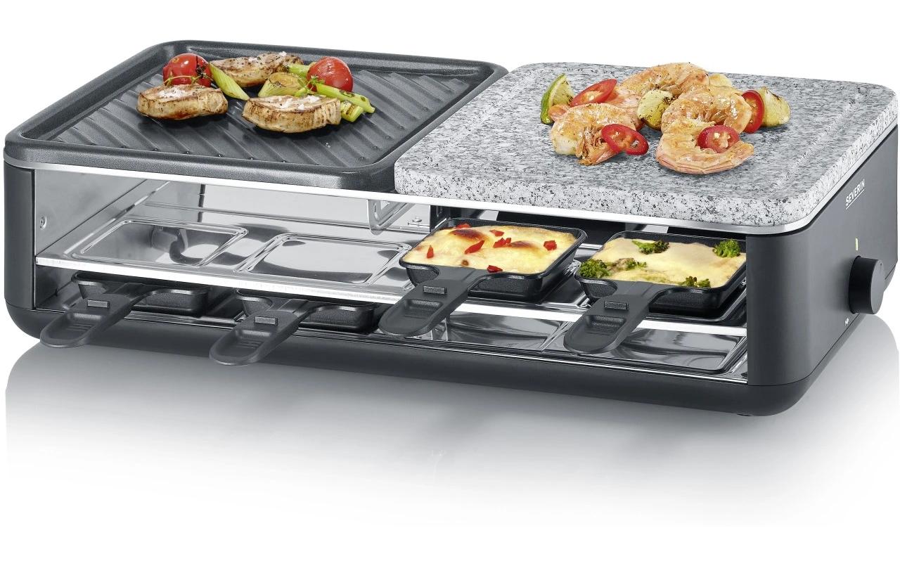 Racletteofen Black Line Lite RG 2366 8 PersonenRaclettegrill mit 1300 W Leistung