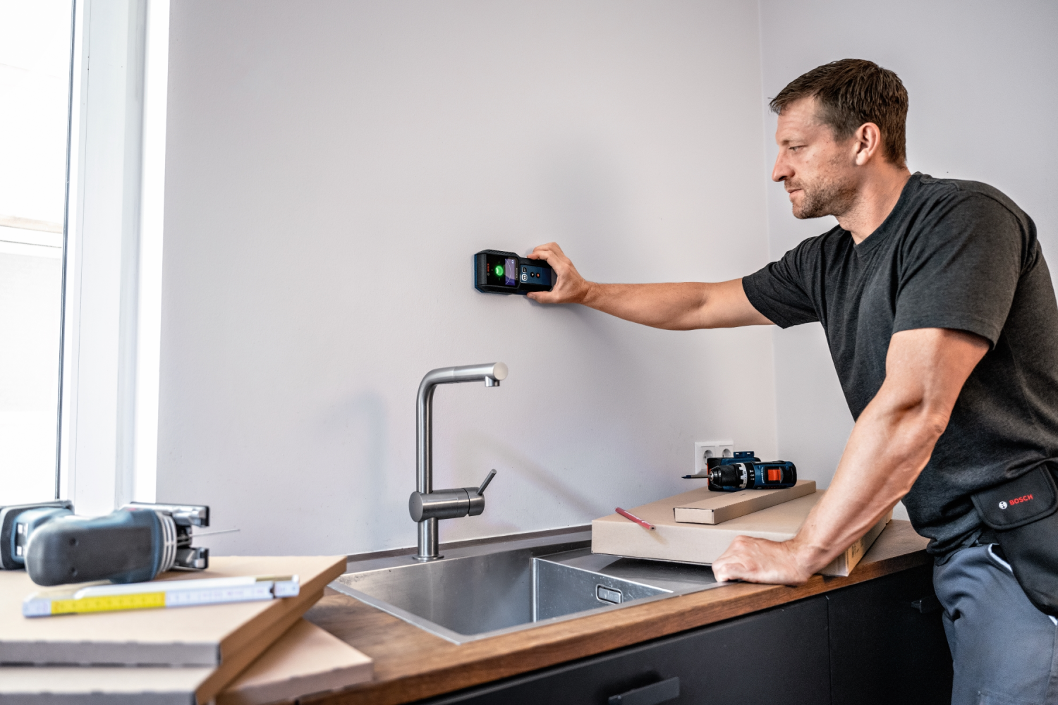 Bosch GMS 120-27 Multidetector/Leidingzoeker in tas - tot 120mm - IP54