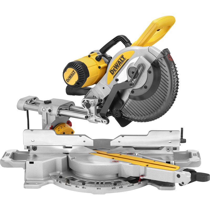 DeWALT DWS727-QS afkort-/verstekzaag 1.675W 250mm met XPS-indicator