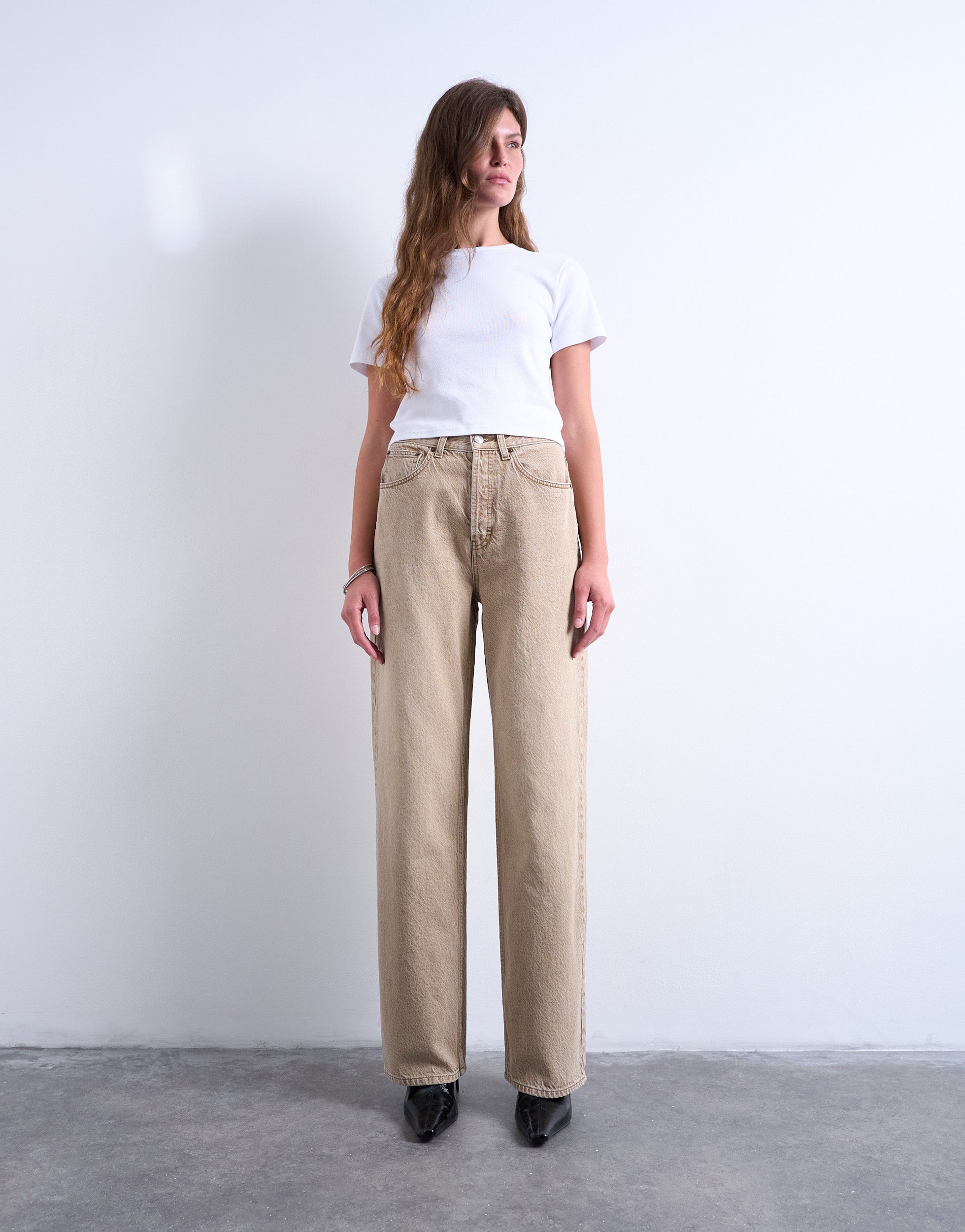 TSCOLUMN Mid rise Regular fit Jeans