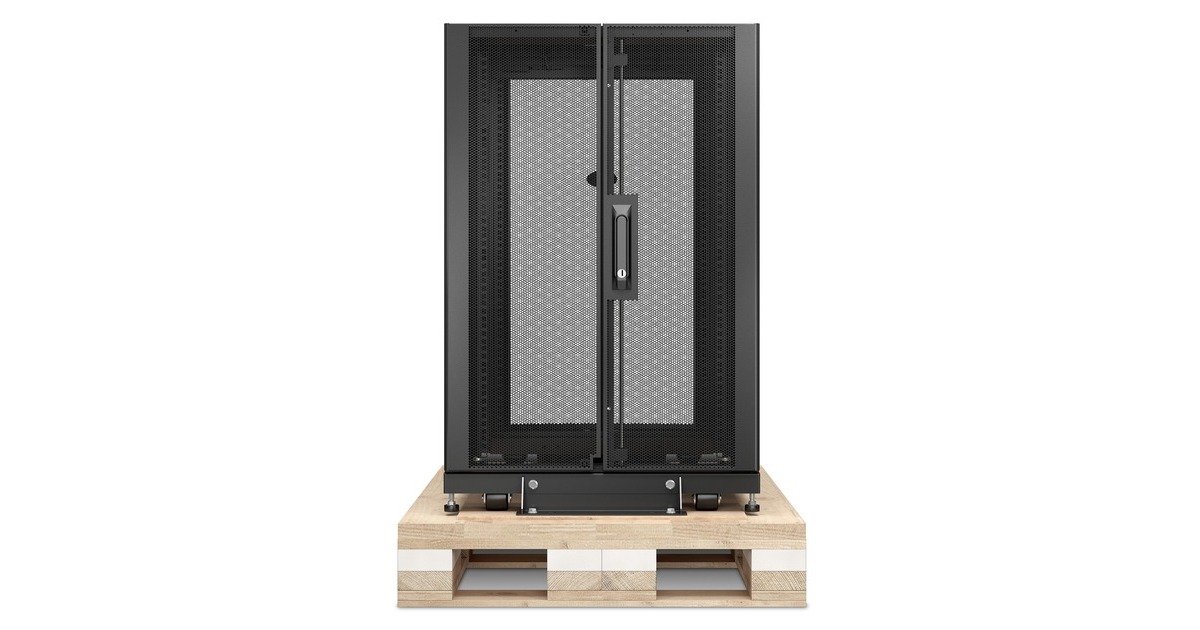 APCNetShelter SX 18U met zijpanelen (incl. herbruikbare transport materialen) server rack  (Zwart, 600 x 1070 x 925mm)