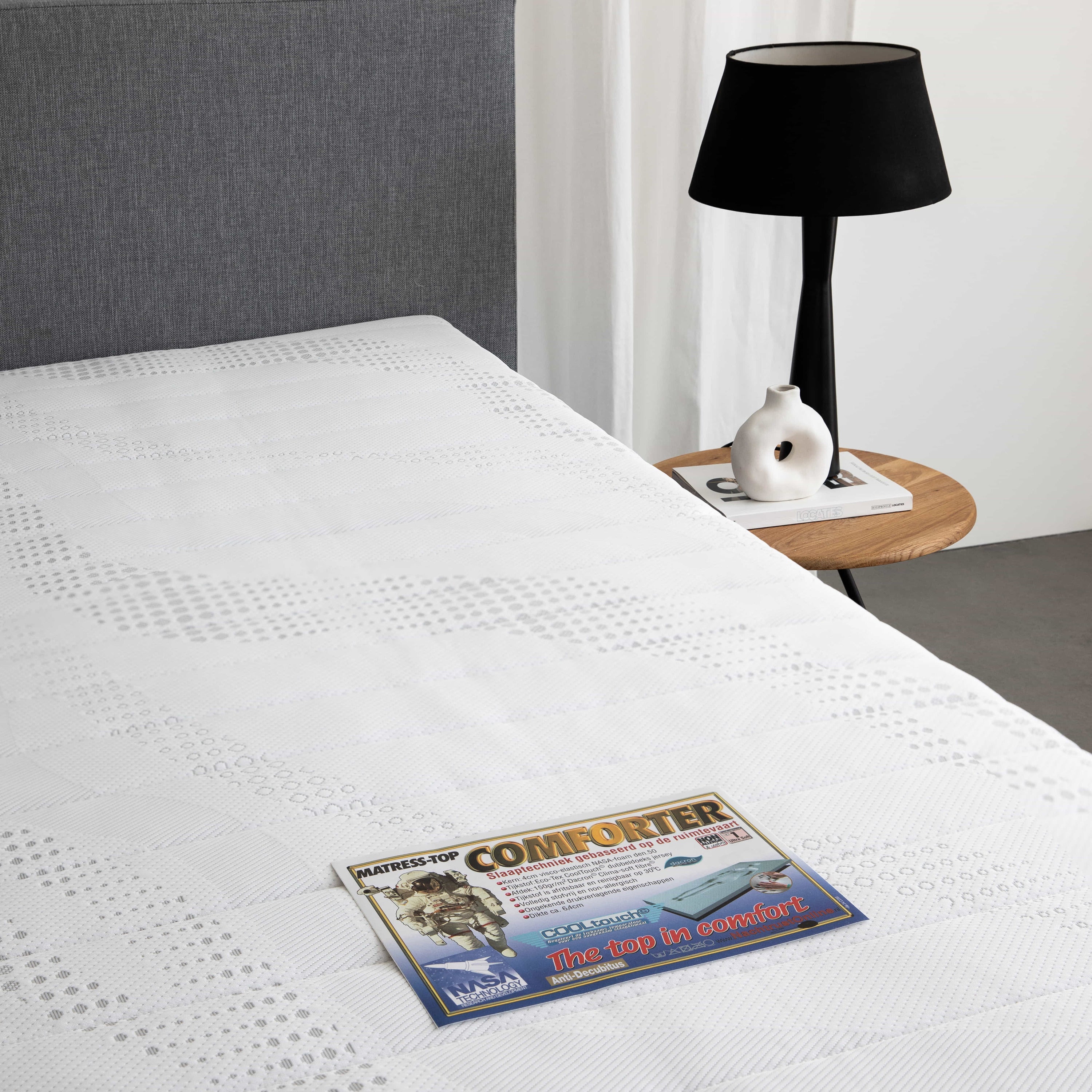 Comforter - Traagschuim Topmatras - 120x200cm