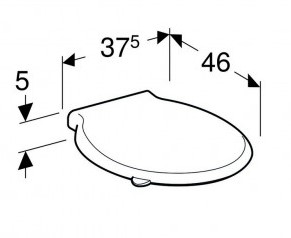 Geberit 300 Comfort toiletzitting wit