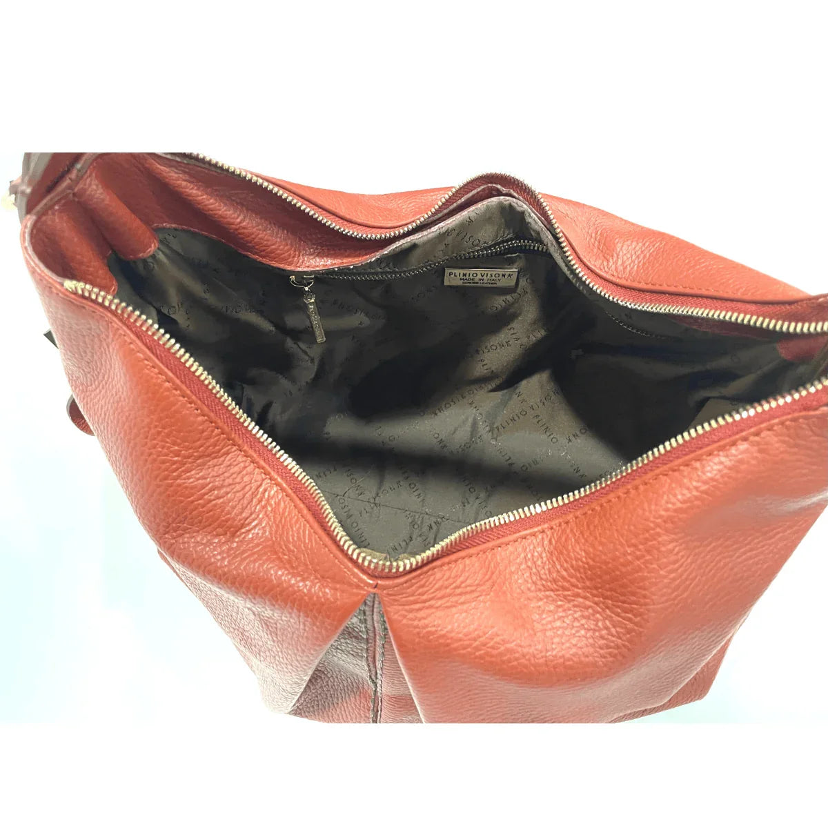 Plino Visona | Mattone Sara 21551 | Leren schoudertas