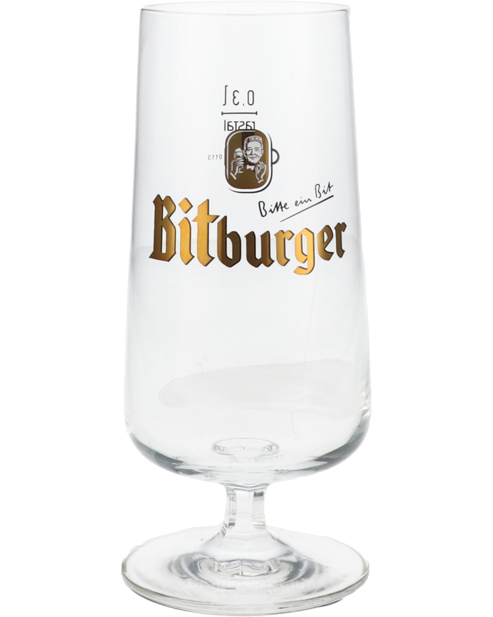 Bitburger Voetglas 30 cl