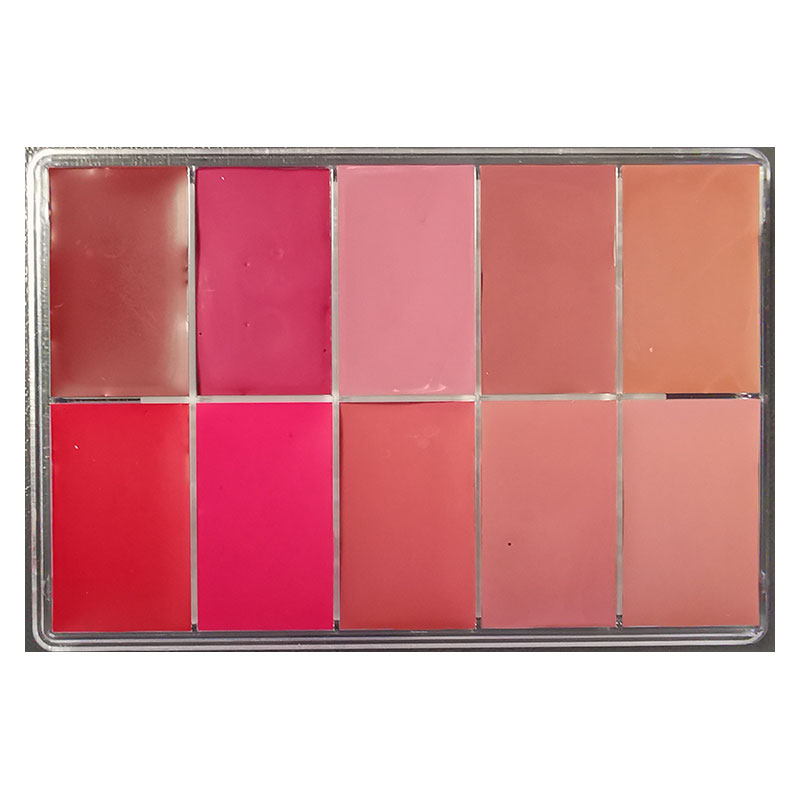 Maqpro - Lippenstift - Palette 10er SLIM - Pure Matte, 15ml