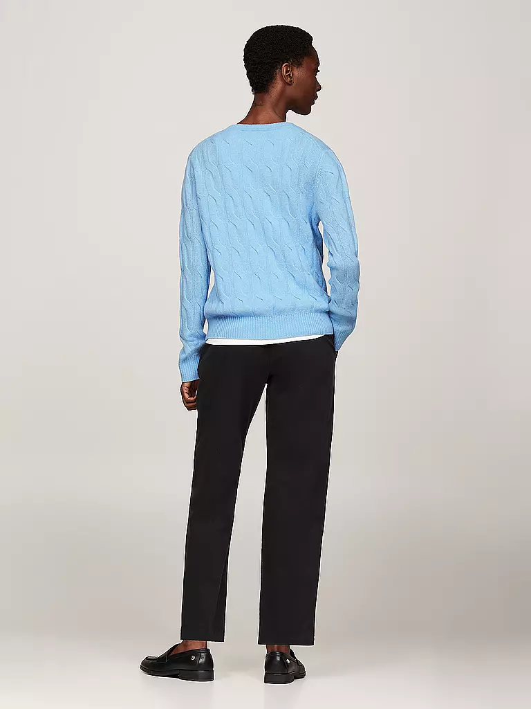 TOMMY HILFIGER Pullover hellblau