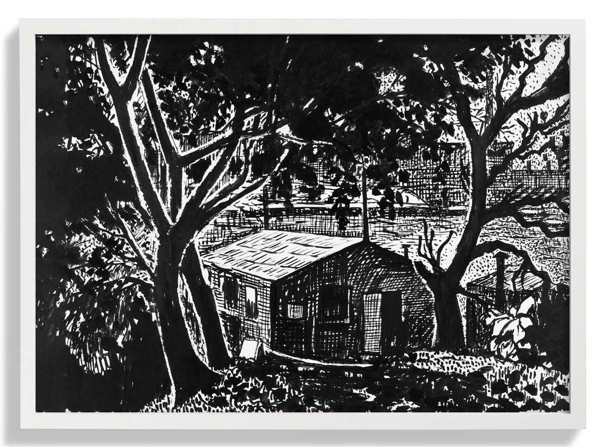 Haus in den Wäldern von Henry Lyman