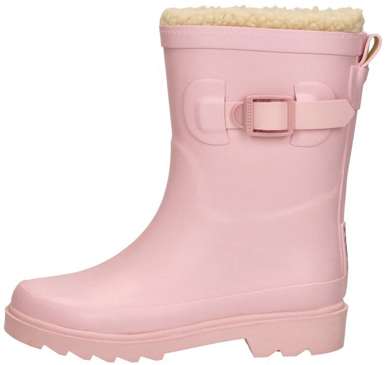 Xq Footwear Kids Rubber Rain Boots Fur roze