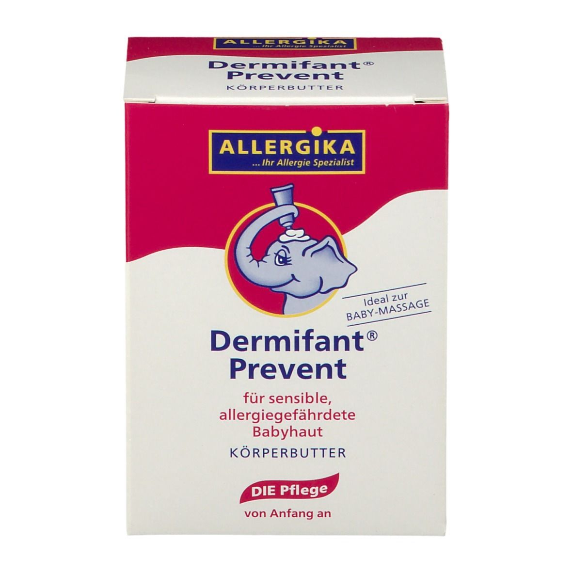 Dermifant® Prevent Körperbutter - Reichhaltige Körperbutter für sensible, allergie-gefährdete Babyhaut, speziell entwickelt für Babys & Kids aus Allergiker-Familien