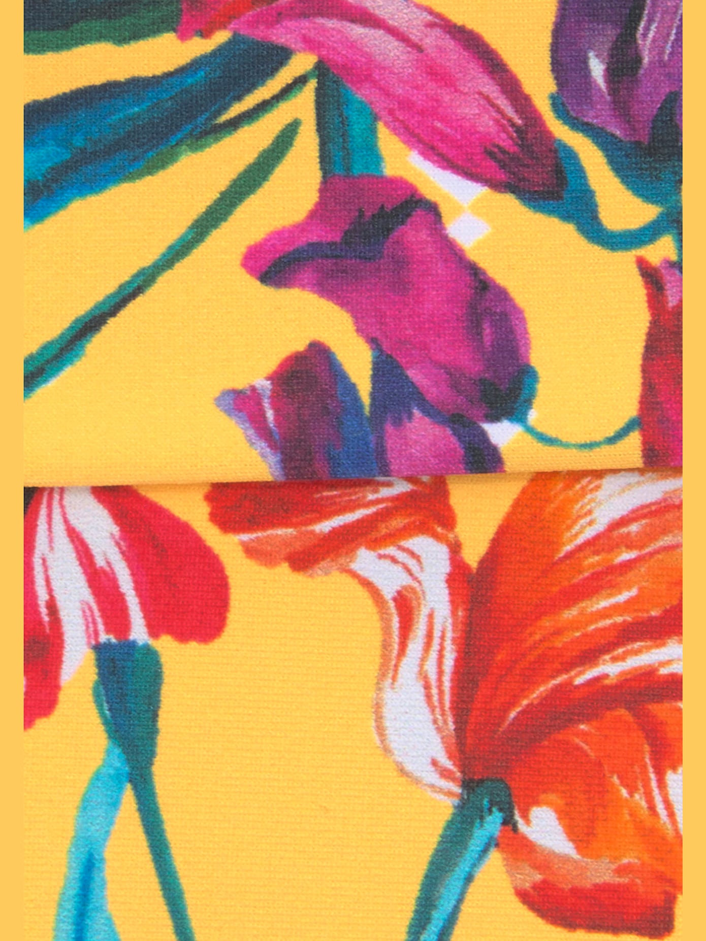 Bas de maillot de bain imprimé floral moderne