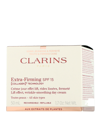 Clarins Extra-Firming [Collagen]³ Technology Crème Jour SPF 15 Toutes Peaux Rechargeable 50ml
