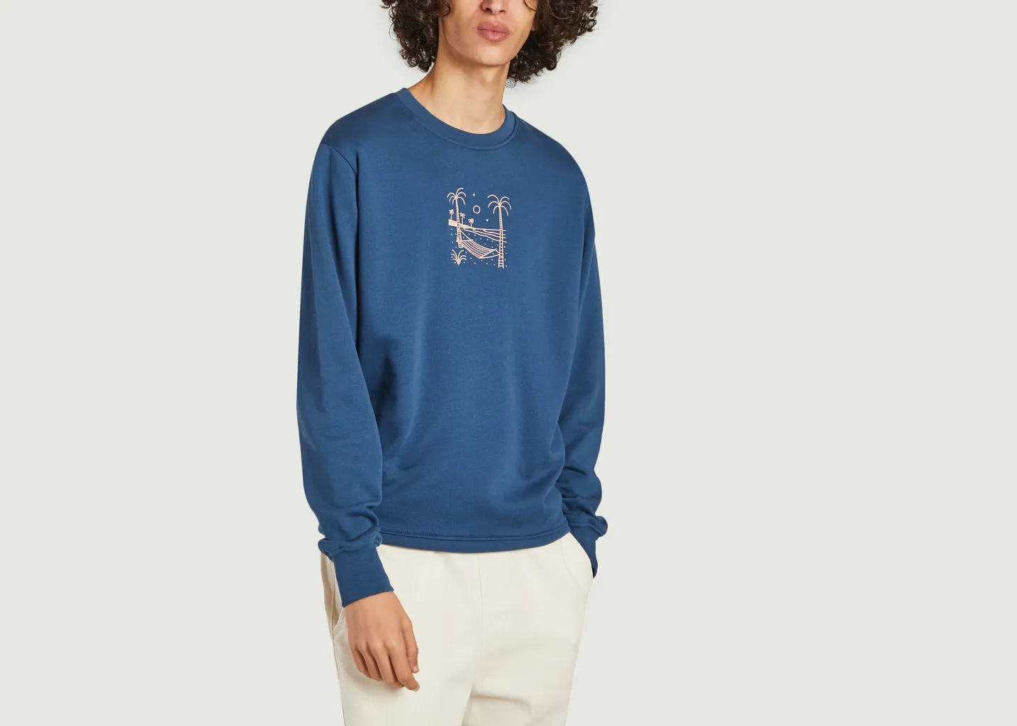 Sweat Hamac en coton bio broderie La Guish Olow
