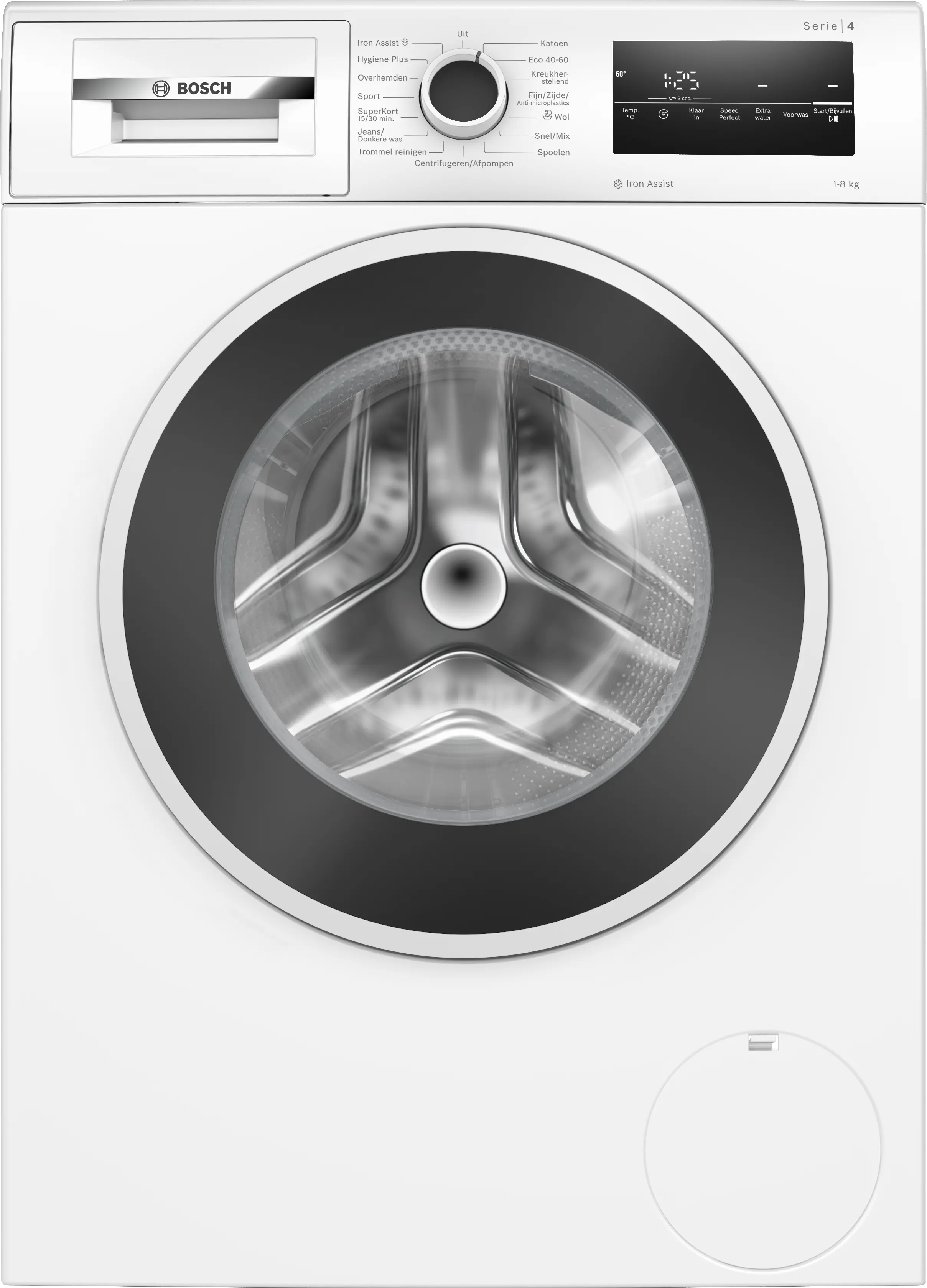 Serie 4 Wasmachine, voorlader 8 kg max. 1400 rpm